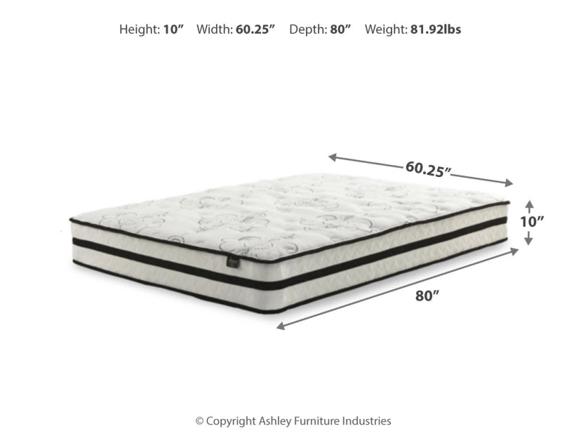 Chime 10 Inch Medium Hybrid Twin Mattress