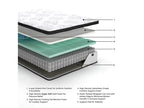 Chime 12 Inch Plush Hybrid Twin Mattress
