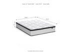 Chime 12 Inch Plush Hybrid Twin Mattress