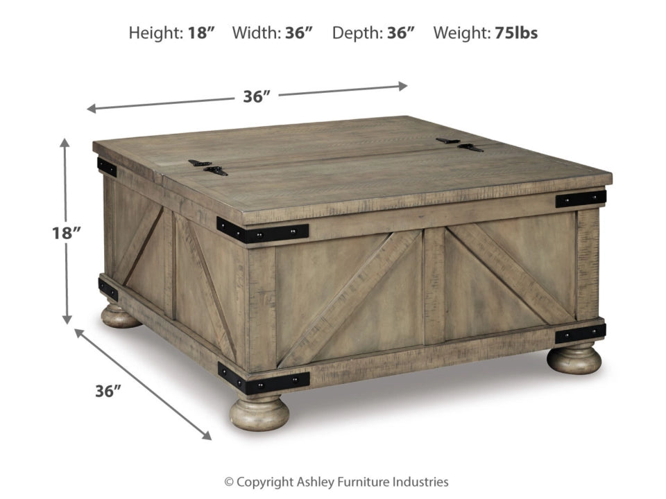 Aldwin Coffee Table With Storage
