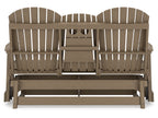 Hyland wave Outdoor Glider Loveseat
