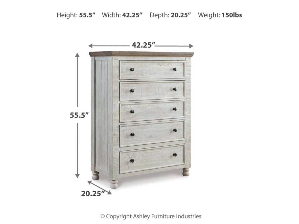 Havalance 5 Drawer Chest of Drawers
