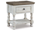 Havalance 28" 1 Drawer Charging Nightstand
