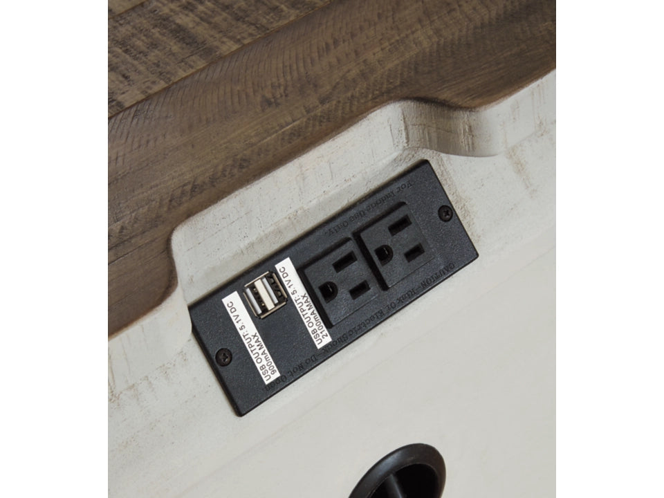 Havalance 28" 1 Drawer Charging Nightstand