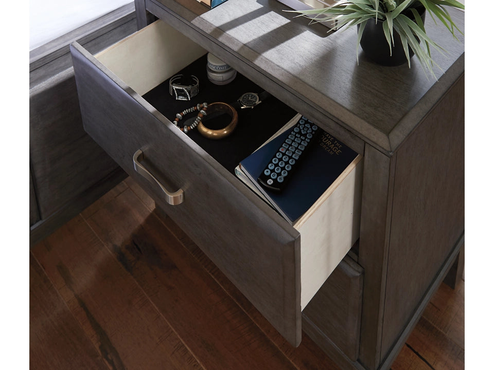 Caitbrook 26" 2 Drawer Nightstand