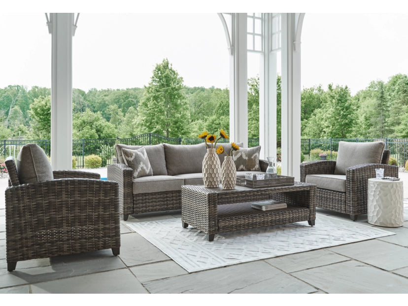 Oasis Court 4-Piece Outdoor Conversation Set