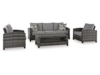 Oasis Court 4-Piece Outdoor Conversation Set