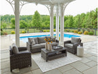 Oasis Court 4-Piece Outdoor Conversation Set