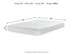 Chime 8 Inch Medium Memory Foam Queen Mattress