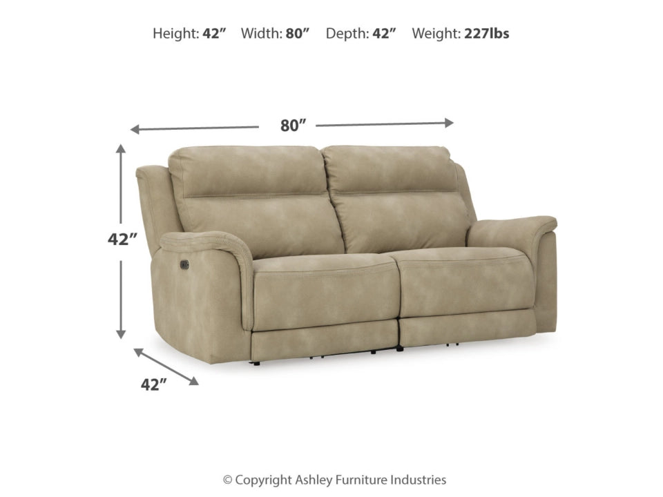 Next-Gen DuraPella Performance Fabric Dual Power Reclining Sofa