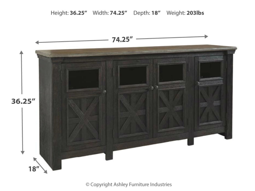 Tyler Creek 74  TV Stand